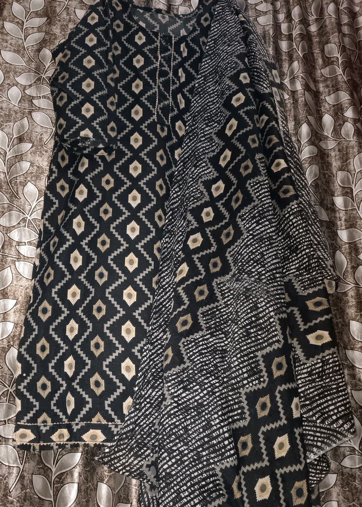 Beautiful Long Kurta With Dupatta