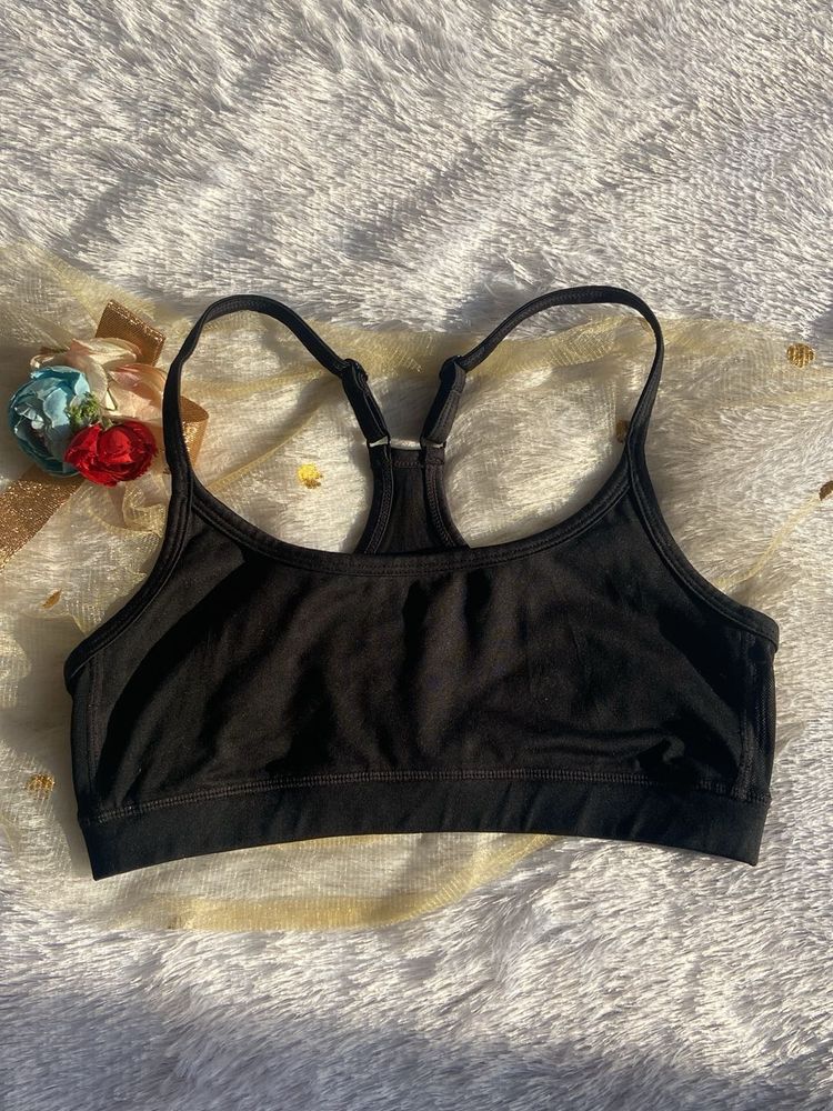 Black Sports Bra