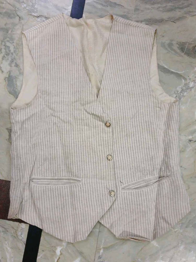 Striped Formal Vest