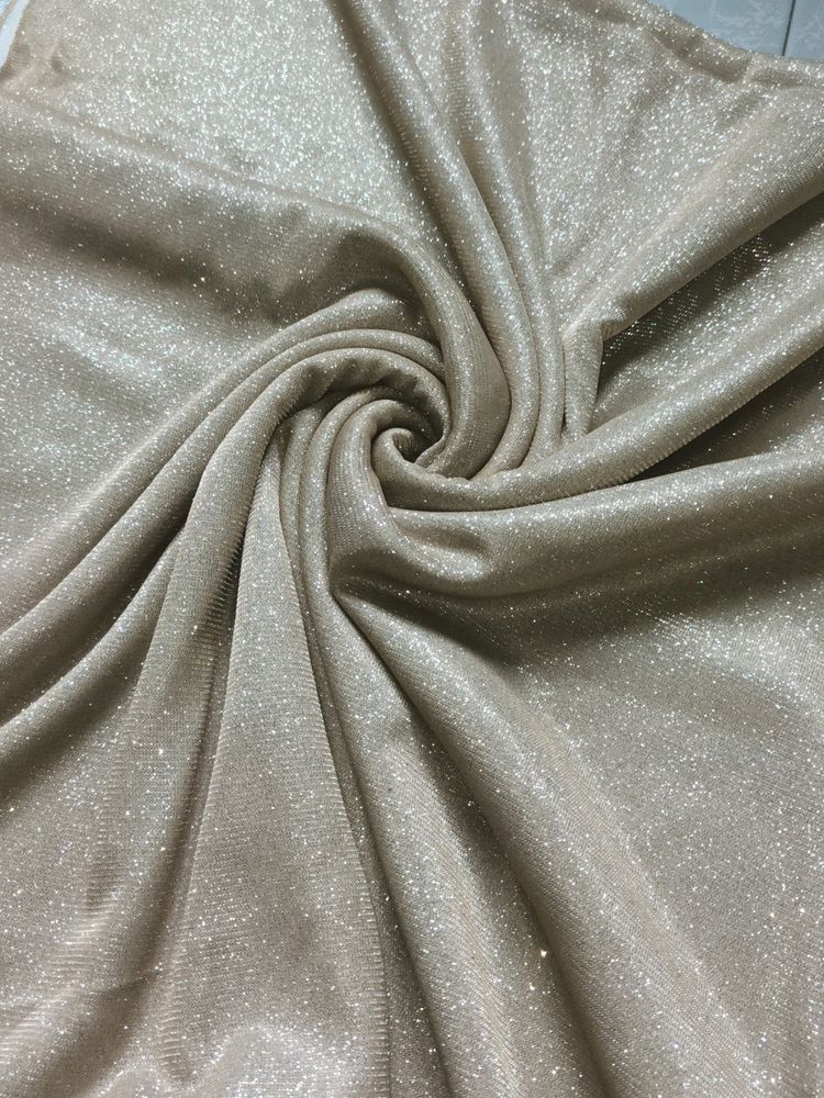 Sparkly Ivory glitter fabric ✨😍