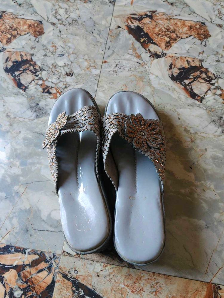 Floral Flat Sandals