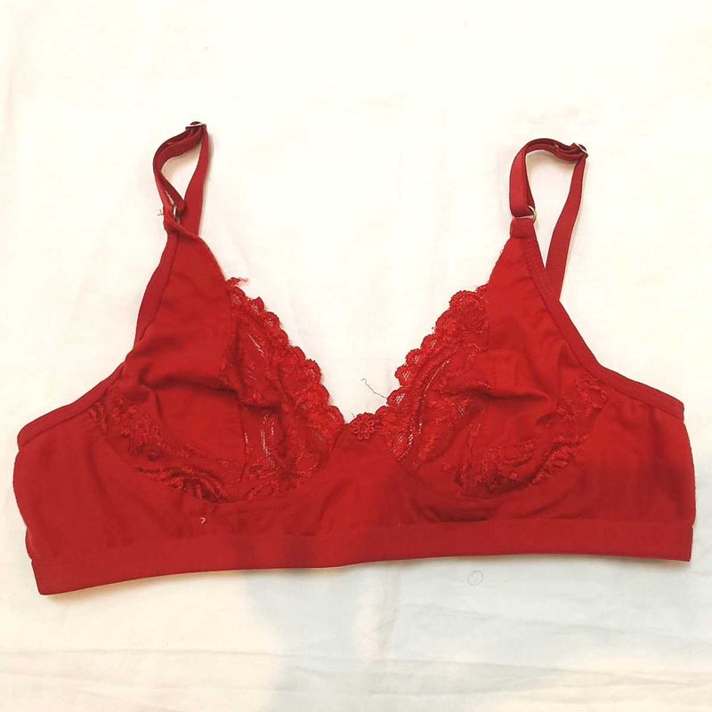 Red Lace Bra