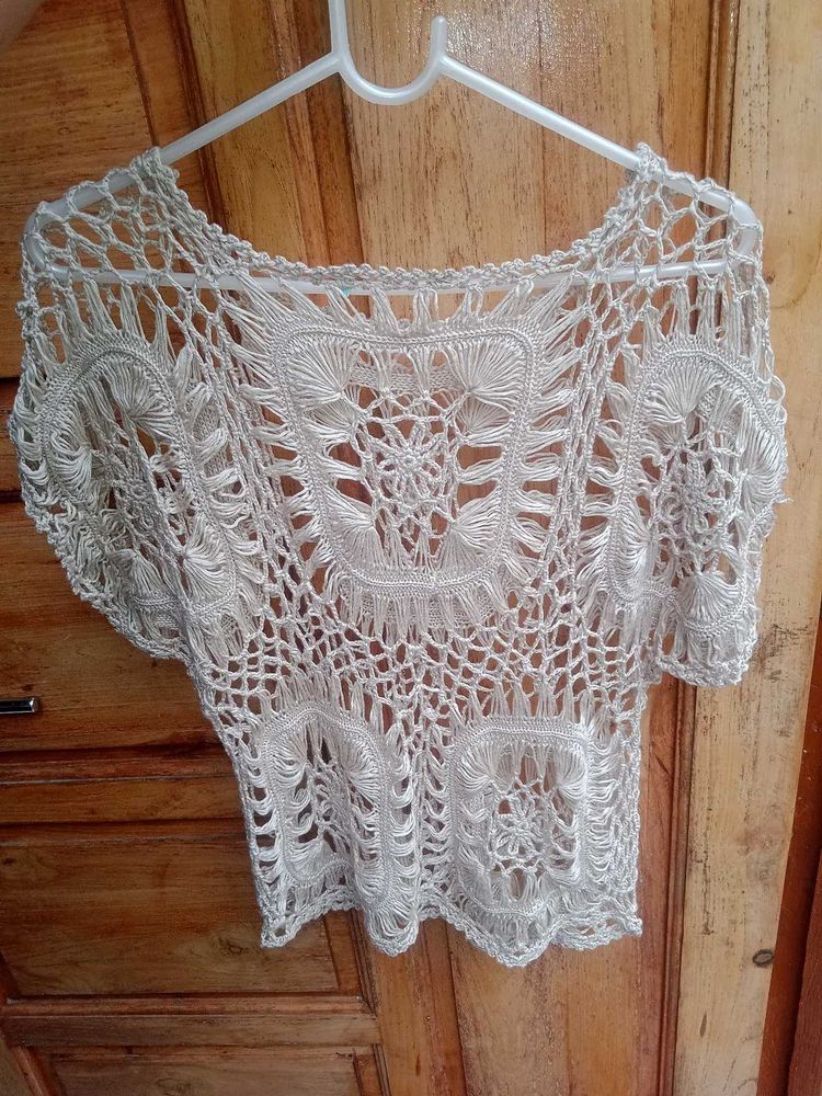 Crochet Knit Top