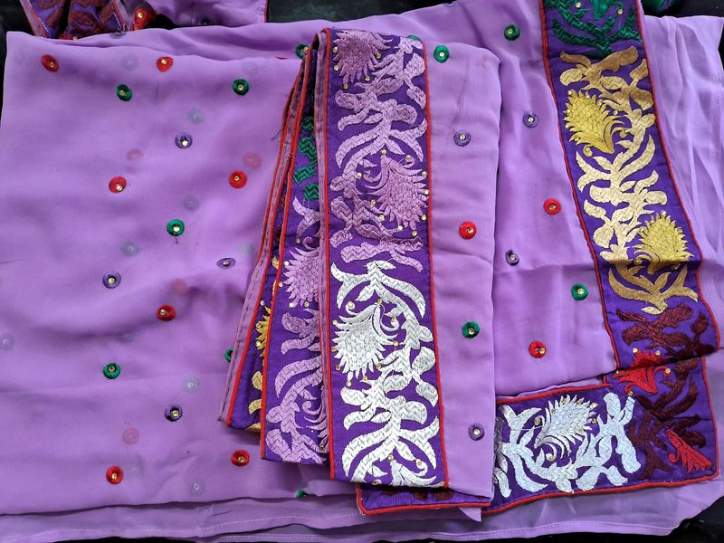 Embroidery Saree