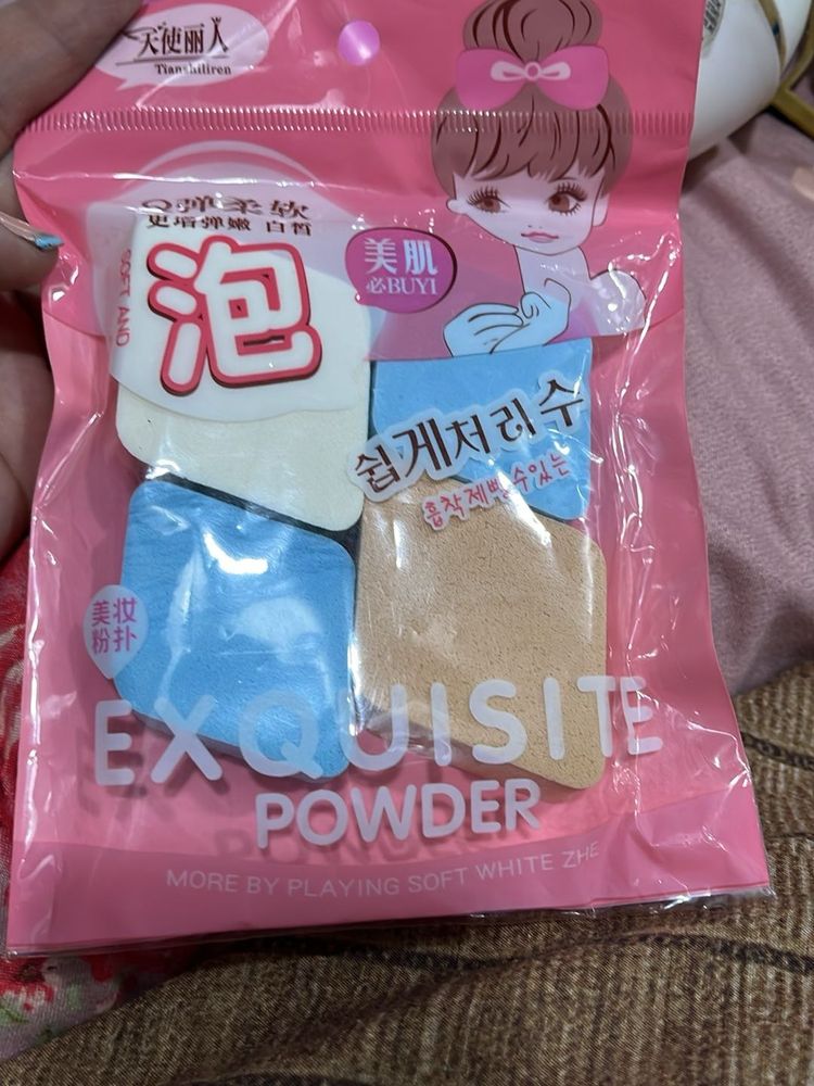 Exquisite Powder Puff Set