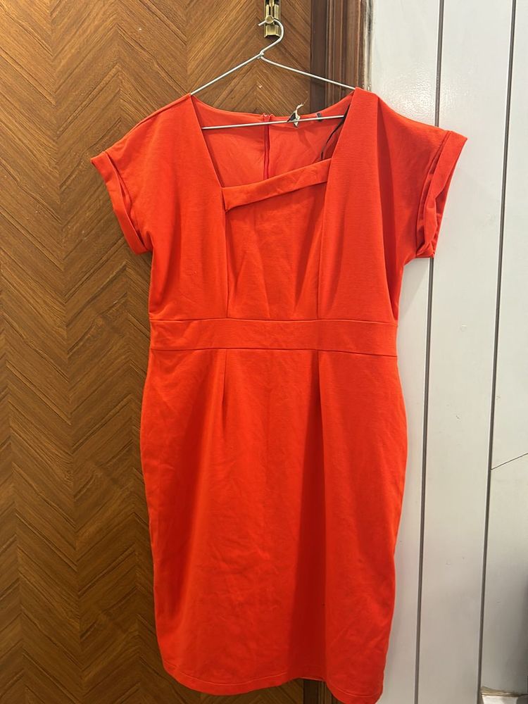 Gud Orange Dress
