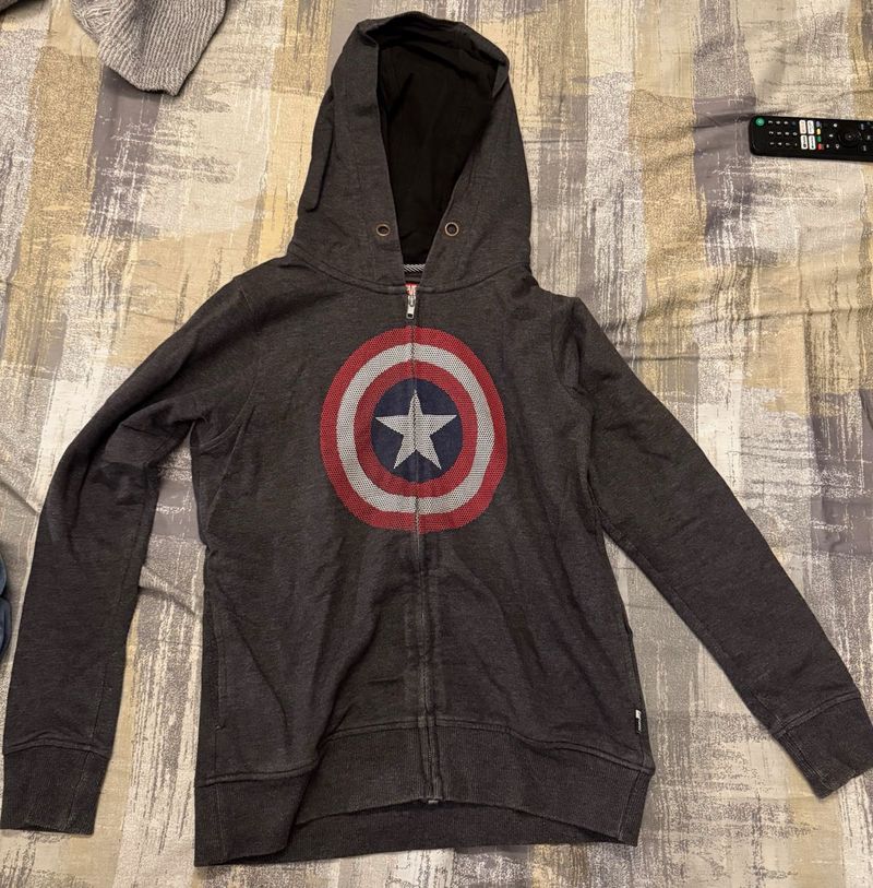 Marvel Jacket With Zip