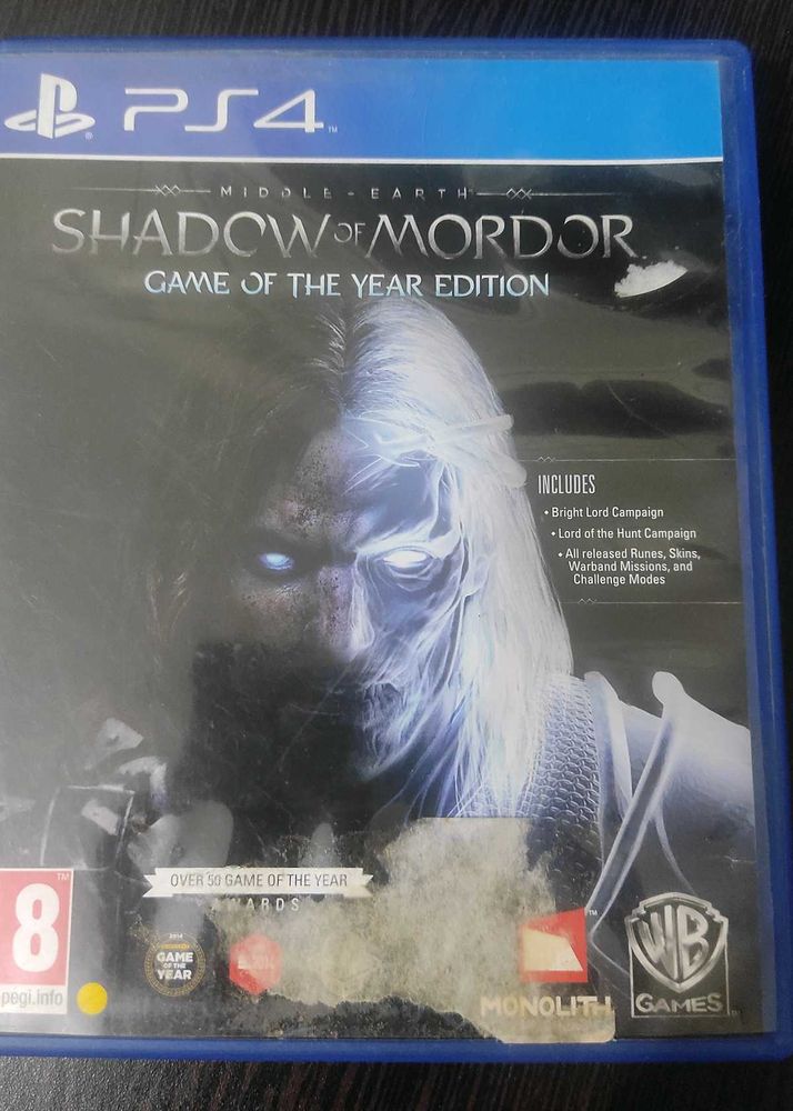 Middle Earth - Shadow Of Mordor GOTY Edition PS4/5