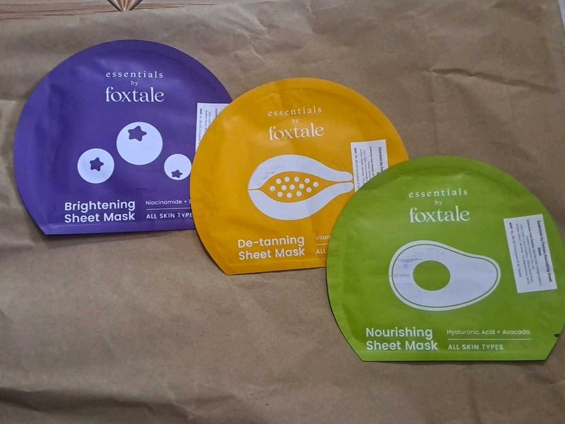 Foxtale Brightening, De-tanning,Nourishing Mask
