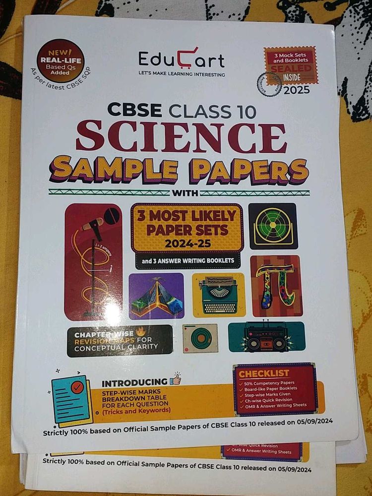 Educart Science Class X Sample Papers.