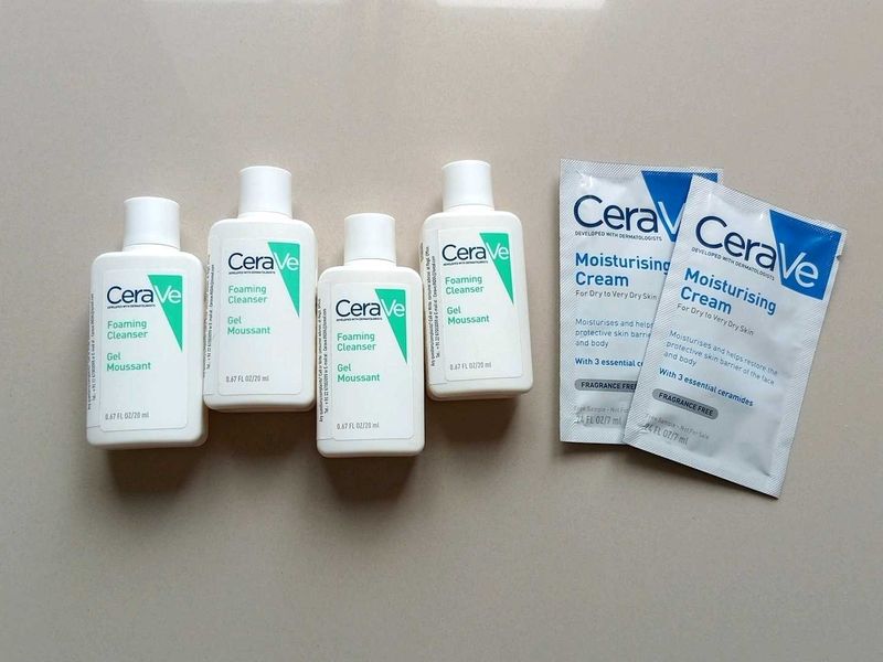 CeraVe Foaming Cleanser + Moisturizer free with t