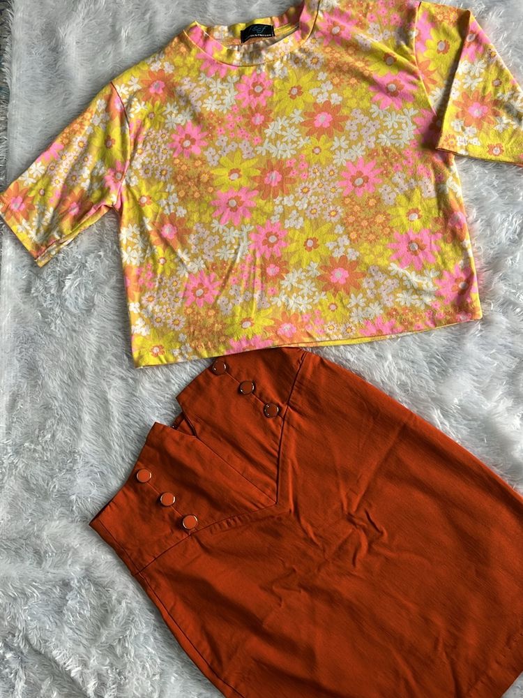 combo if 2 skirt and top