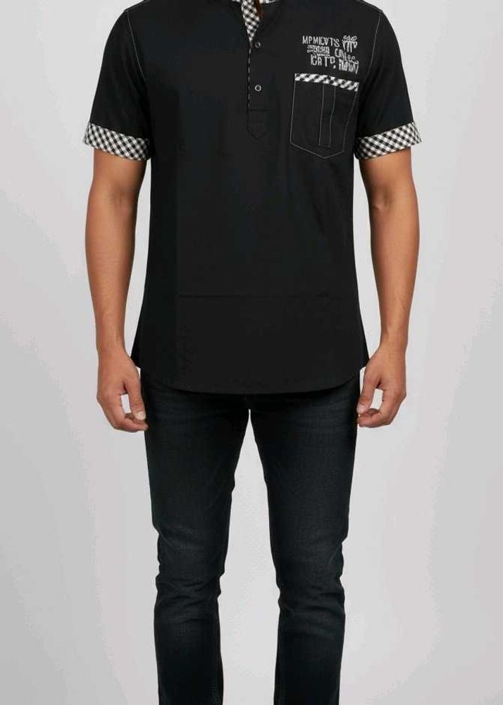 Stylish Black Casual Shirt