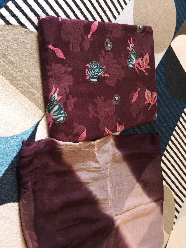 Floral Soft Cotton Suit