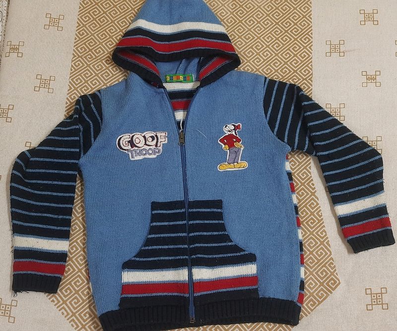 Wollen Jacket With HOOD