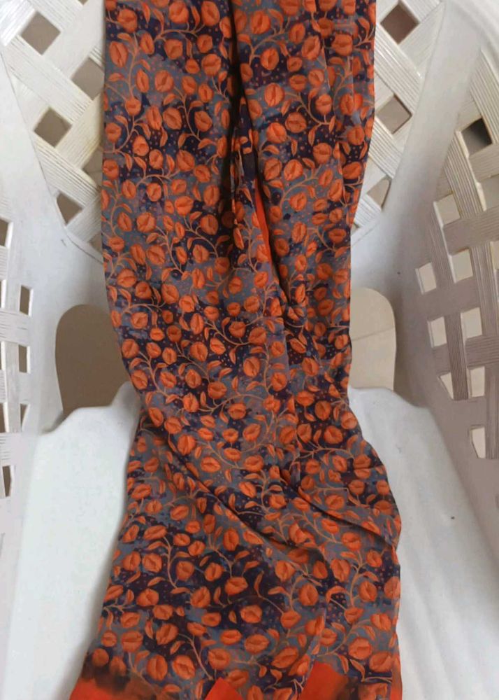 Floral Print Saree