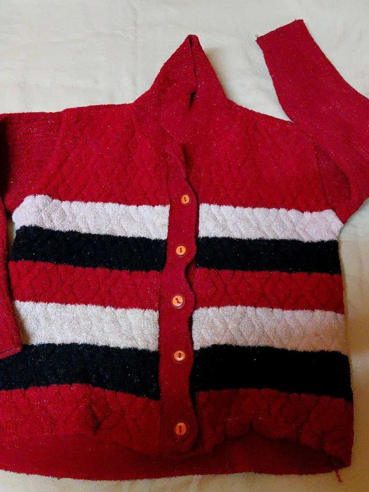 Striped Knit Cardigan