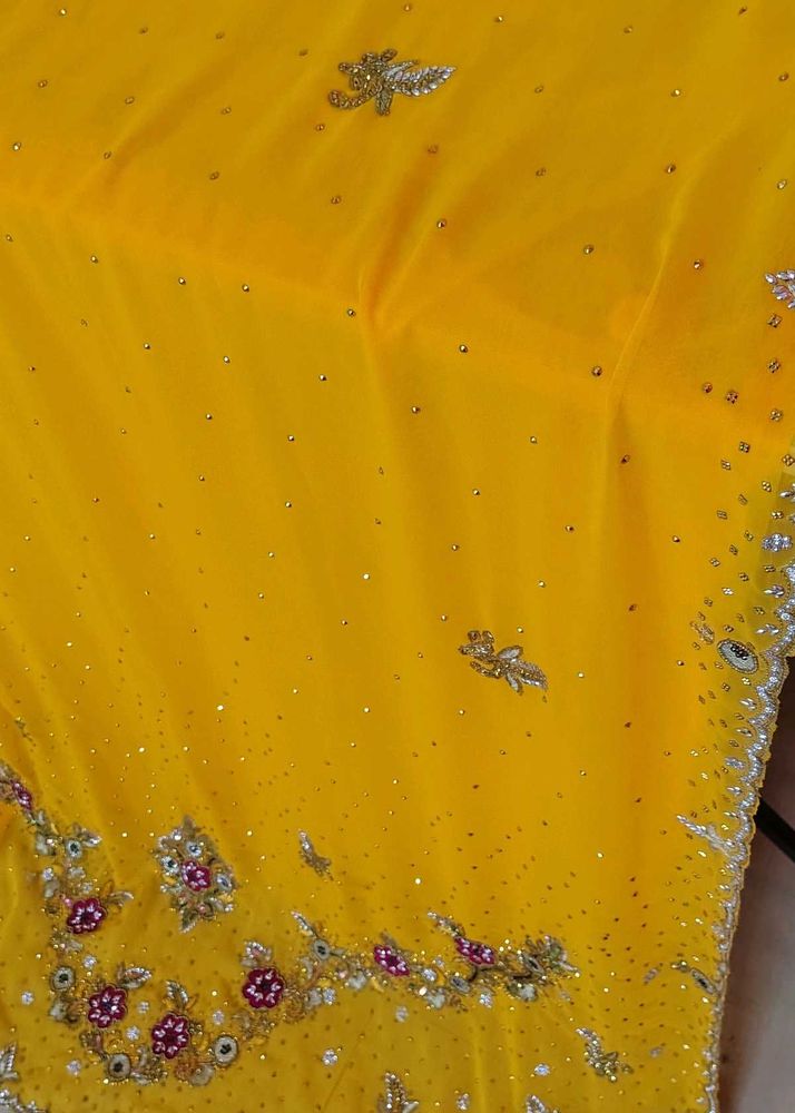 Worked Saree