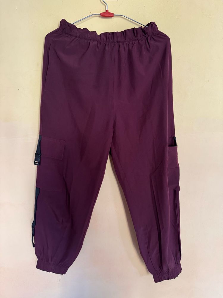 New Maroon Cargo Pants