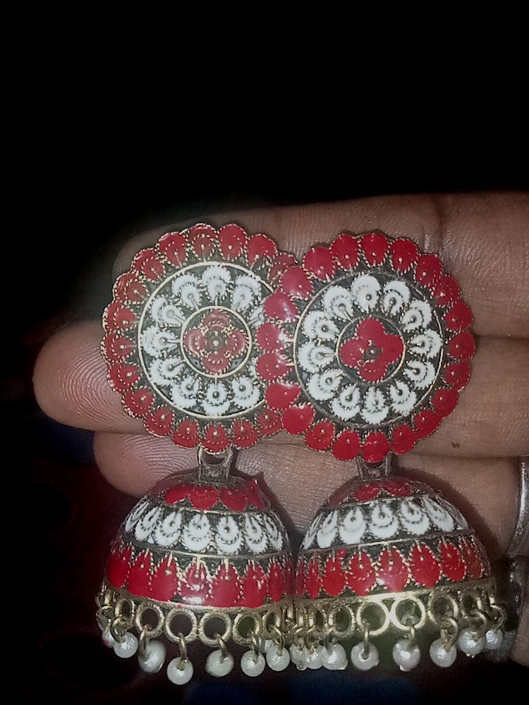 Red 🍒 Jhumka
