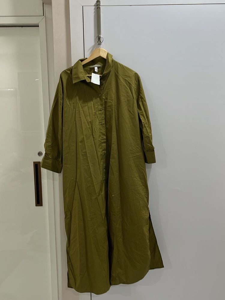 H &amp; M Olive Dress