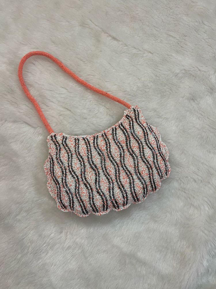 Handmade Beaded Shoulder Bag
