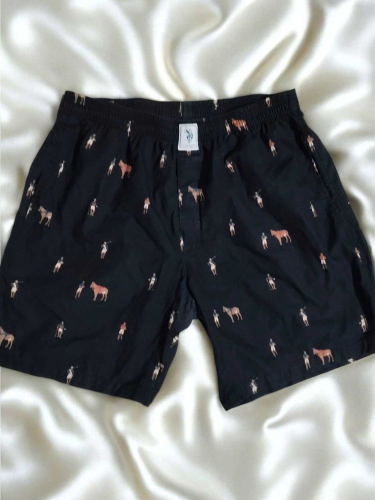 Pure Cotton Us Polo Assn. Printed Boxer For Men
