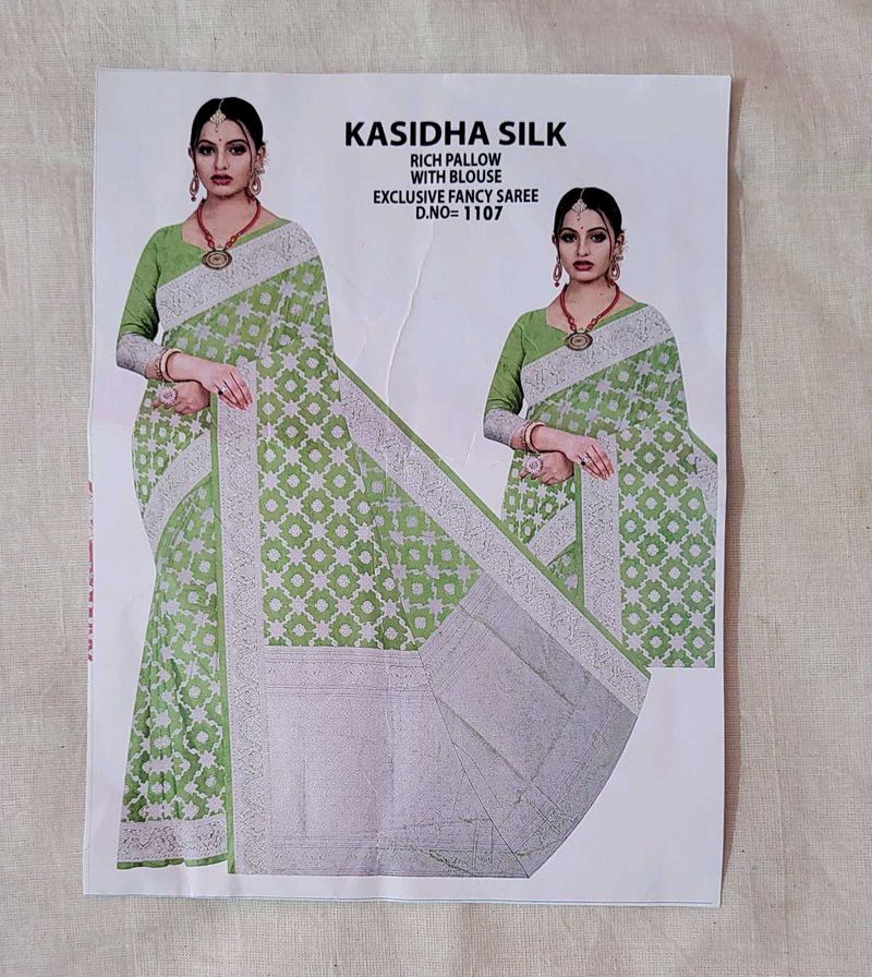 Elegant Kasidha Silk Saree