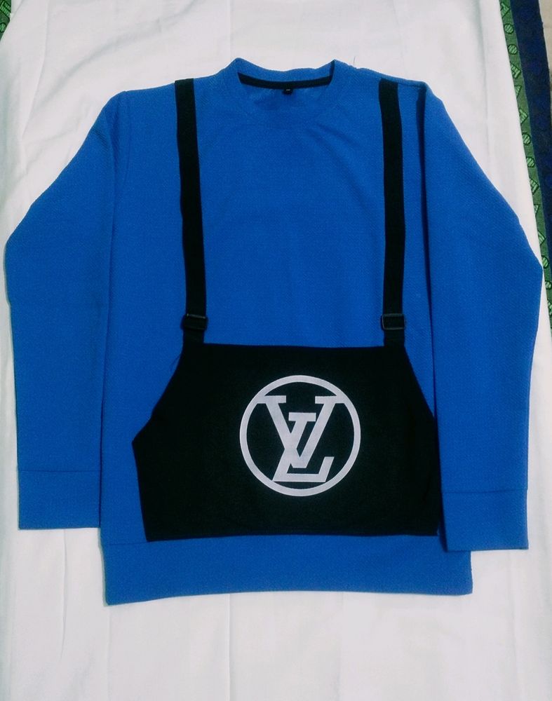 Blue Full Sleeve T-shirt