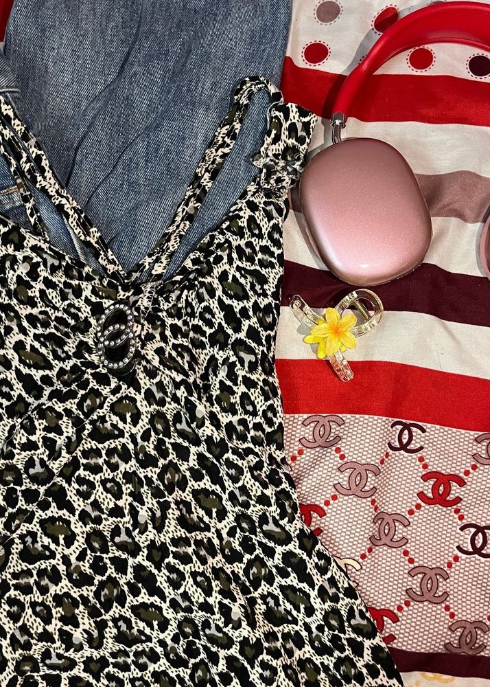 Animal Print Tank Top