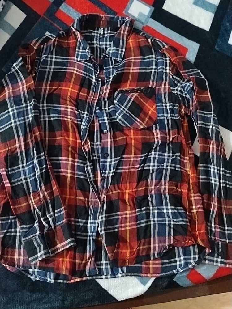 Plaid Flannel Shirt