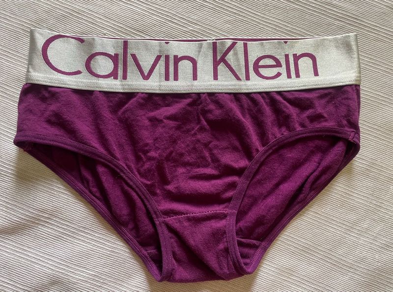 Calvin Klein Purple Cotton Briefs