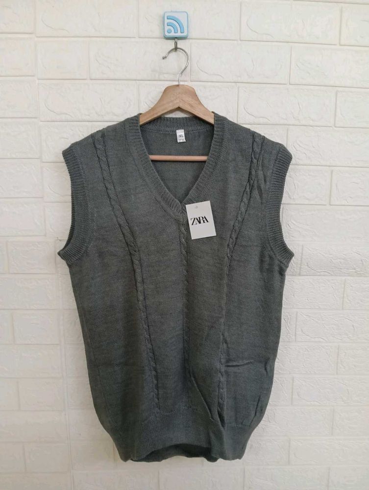 Grey Mens Sweater