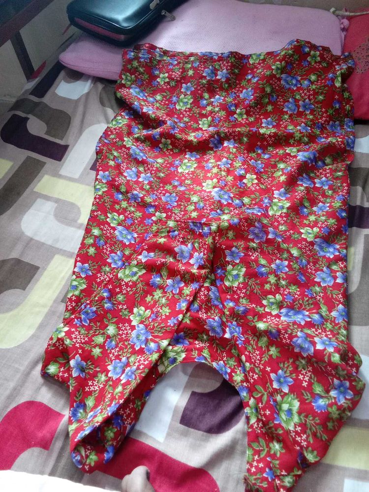 Floral Print Kurta
