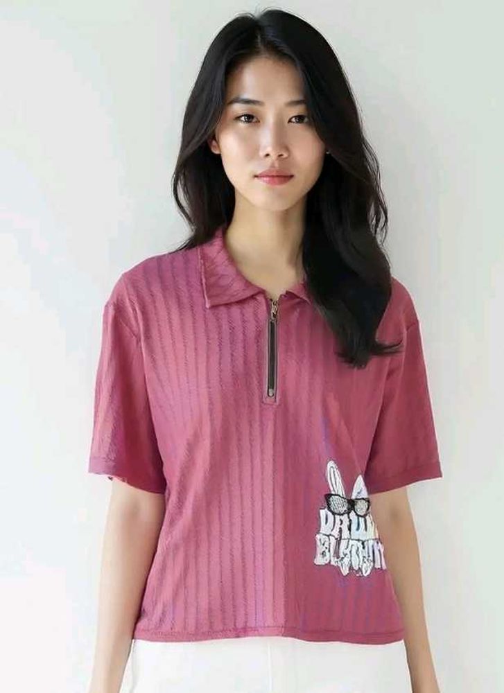 Cute Graphic Print Tee