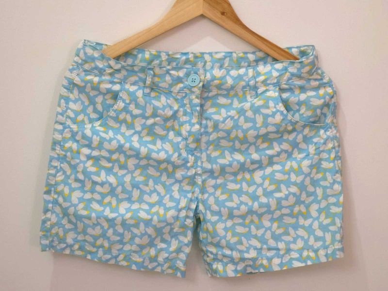 Butterfly Print Women's Shorts