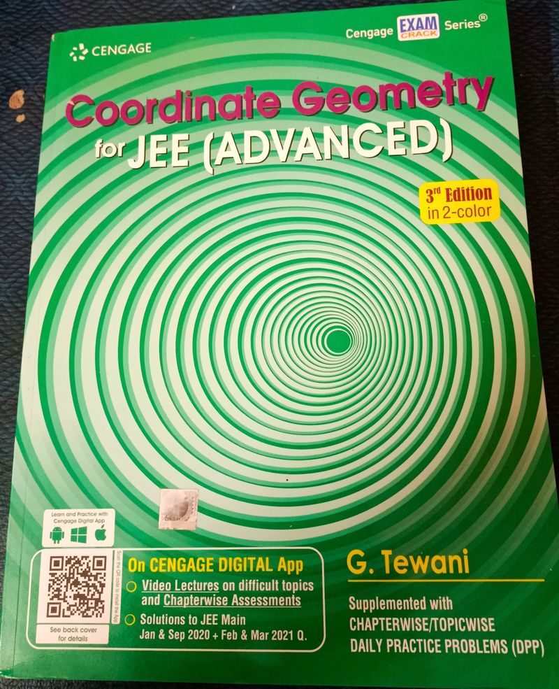 CENGAGE COORDINATE GEOMETRY for JEE Advanced