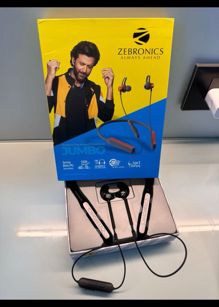 Mew Zebronics Earphones Neckband Headphones