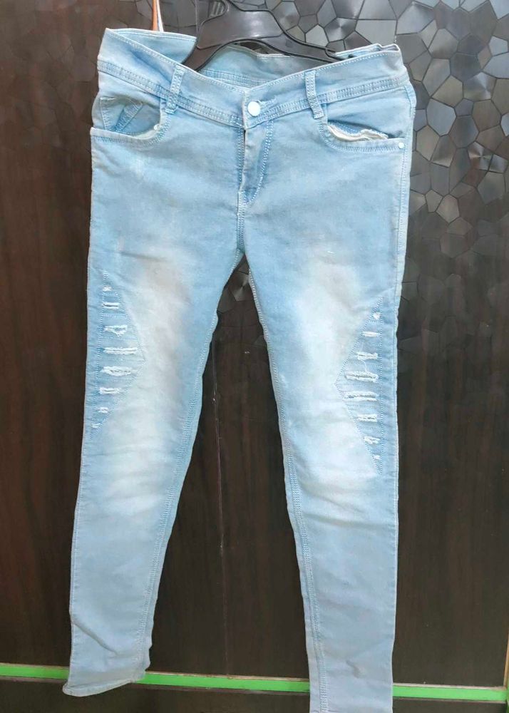 Women Stylish Jeans Blue