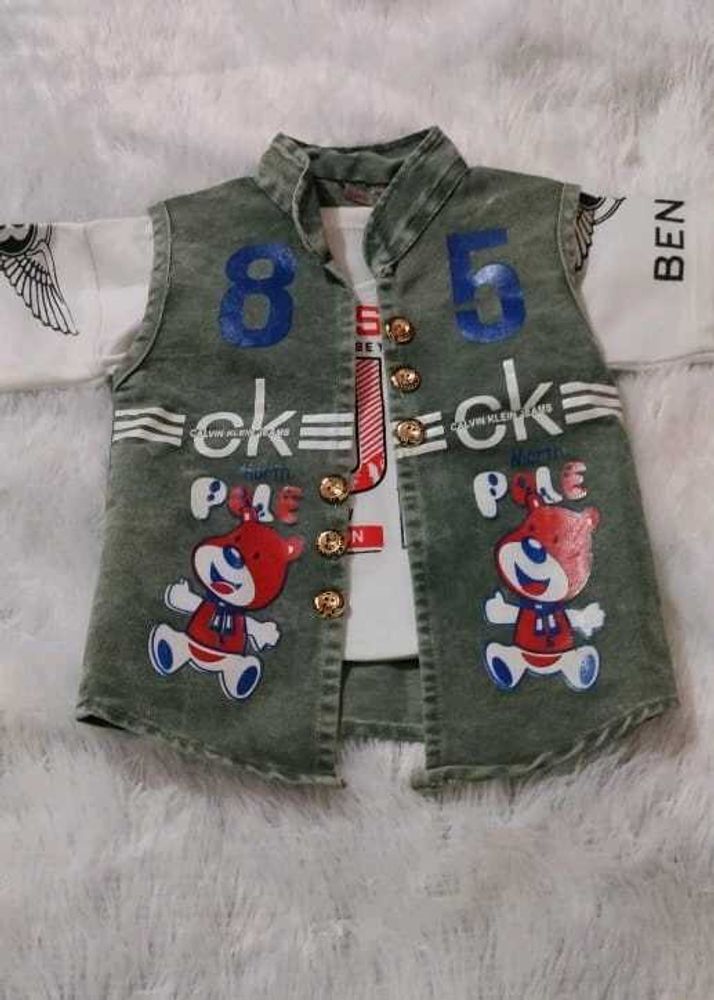 Kids Designer Vest Outfit
