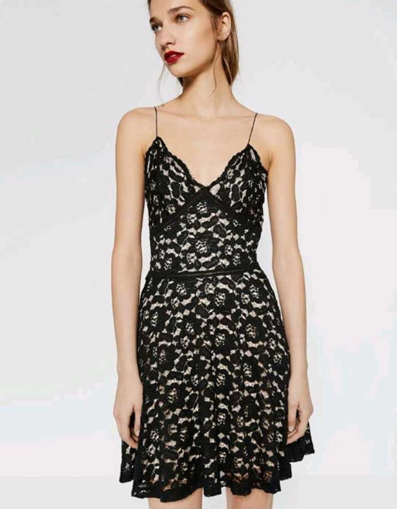 ZARA Camisole Strappy Lingerie Sexy Guipure Lace