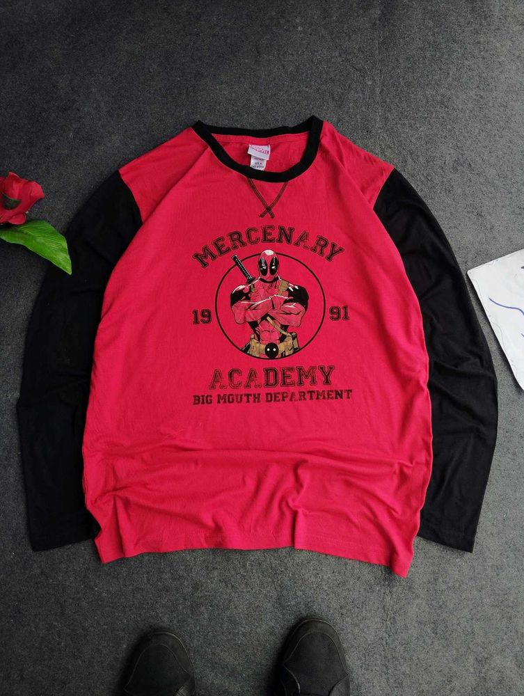 Marvel Red T Shirt For Mens