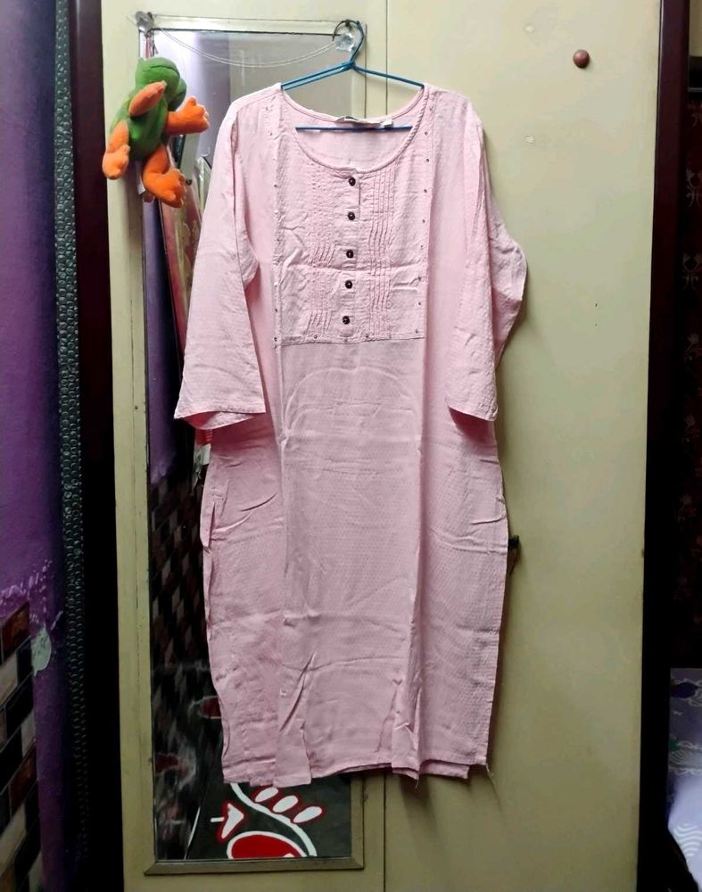 Baby Pink Kurti
