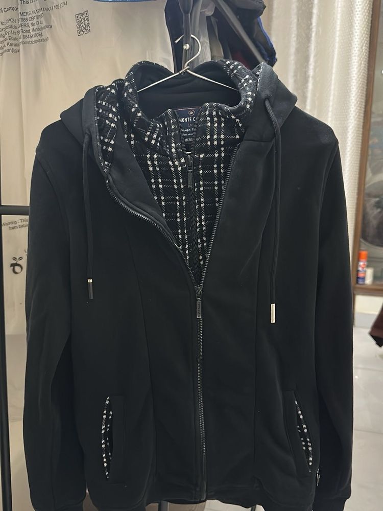 Monte Carlo Black Hooded Jacket