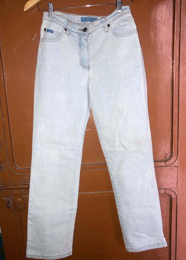 Light blue Wide Leg Jeans