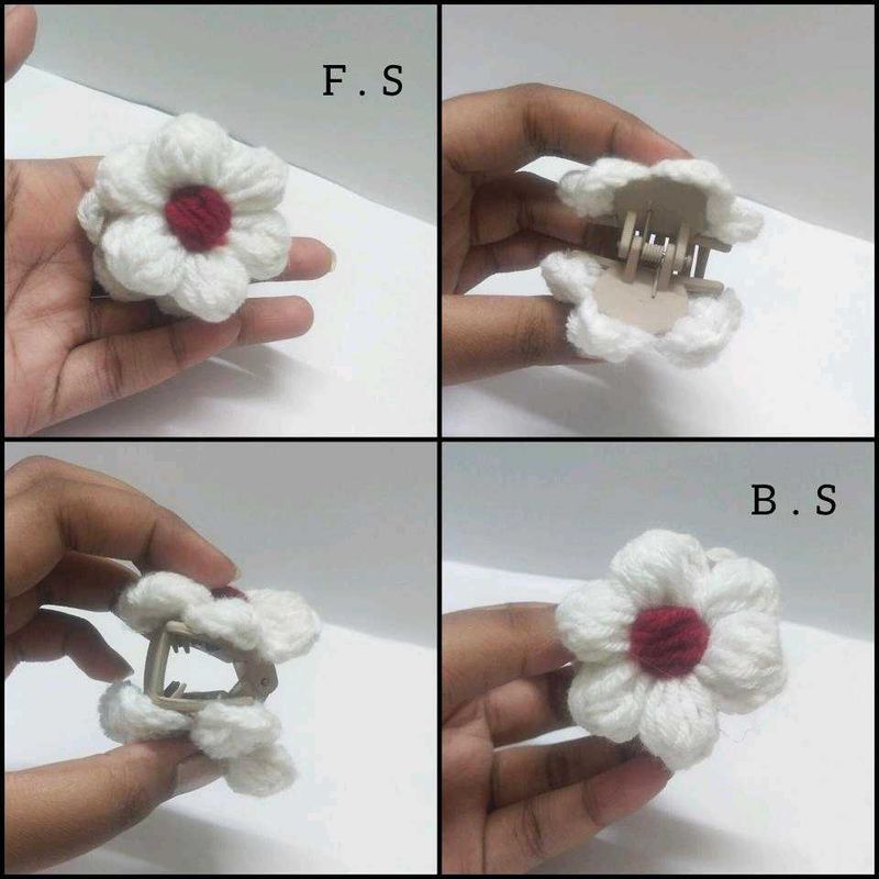 Crochet Hair Clip