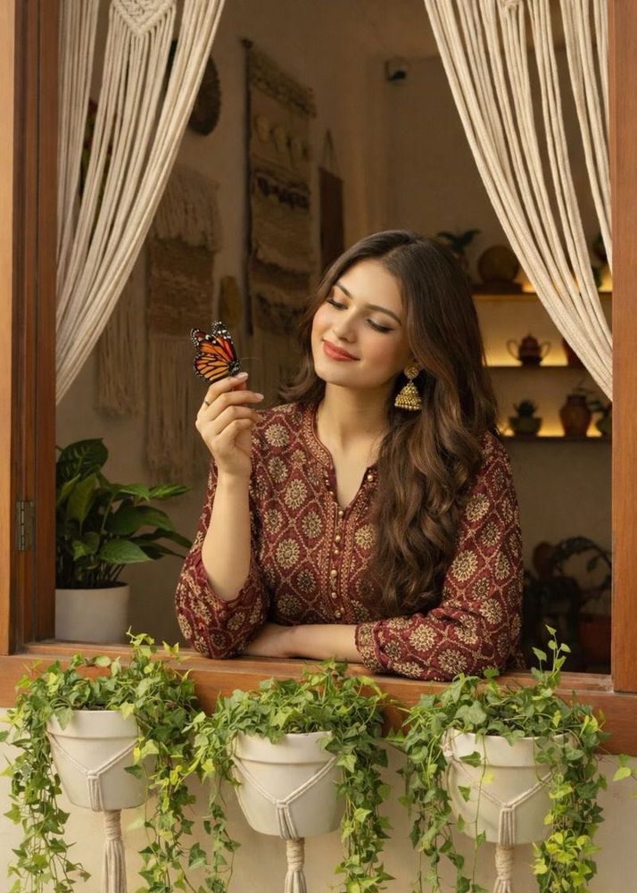 Royal Mehndi Bloom 🌿 Elegance in Crepe ✨ Now!