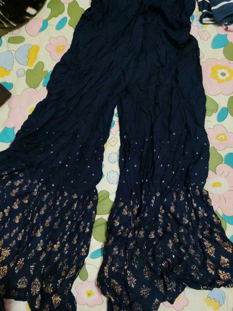 Stylish Navy Blue Palazzos