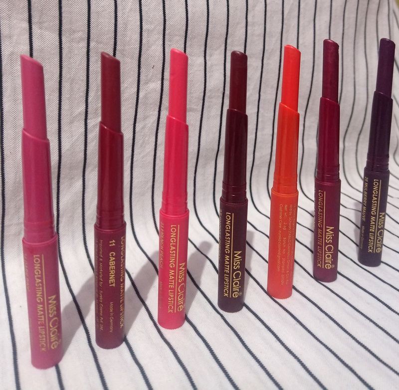 Lipsticks &amp; Lipgloss Water Proof