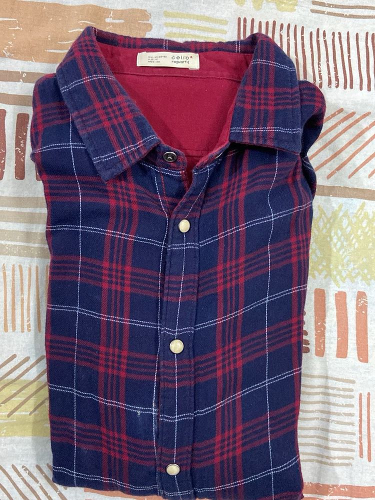 Checked Flannel Shirt